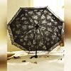 日本超轻手动蕾丝花边遮阳伞晴雨两用太阳伞防晒防紫外线小巧雨伞