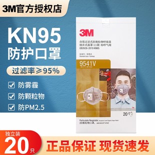 3M9041V/9042V活性炭防异味甲醛防雾霾防尘防油漆味喷漆口罩