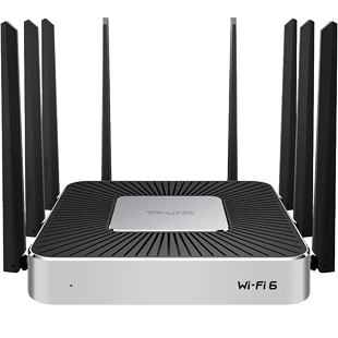tp-linktl-xvr6000l千兆双频wifi6无线路由器企业级2.5g网口多wan口宽带，叠加无线ap管理ipv6办公wifi发射器