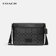 授权COACH/蔻驰经典老花斜跨包时尚百搭通勤轻奢单肩包男