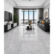 滑耐磨瓷砖地砖800x800客厅灰色大理石地板砖简约瓷抛砖雨果
