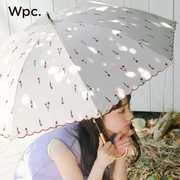 日本Wpc.伞时尚花边可爱长柄雨伞女彩胶复古简约遮阳