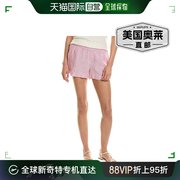 hiho姜黄色(姜黄色，)亚麻短裤-粉色，多色美国奥莱直发