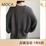 selectmoca高质感(高质感，)中长款日系简约套头，针织女装日本直邮30001411