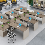 屏风办公桌隔断文员桌子办公室写字楼办公桌椅组合职员卡座A80