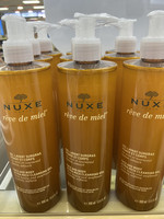 欧树洗面奶nuxe欧树蜂蜜，洁面凝胶400ml卸妆洁肤温和保湿香港采购