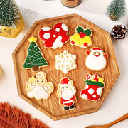 圣诞节饼干模具按压式做糖霜饼干圣诞树老人卡通造型烘焙工具模具