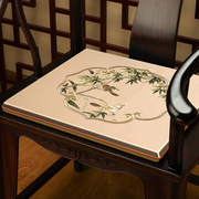 中式餐椅垫红木椅垫圈椅太师椅，坐垫仿古实木家具，薄款海绵垫子防滑