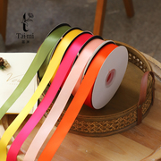 苔米大卷纯色涤纶，丝带花艺鲜花包装丝带彩带，蛋糕装饰绸带