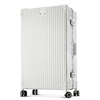 高档纯色小清新行李箱女20白色，旅行箱高颜值拉杆箱学生24万向轮铝