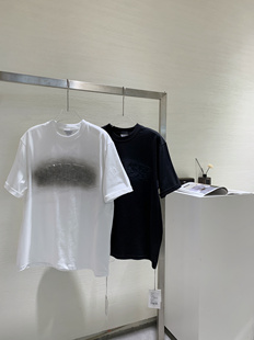 QFO夏季潮牌3D立体贴布绣短袖男生重磅高街T恤美式做旧设计感半袖