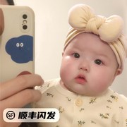 婴儿头巾帽子春秋薄款婴幼儿宝宝，护囟门帽卤门初生新生儿胎帽秋冬