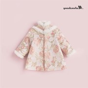 日本2022女童秋冬装旗袍，中国k风婴儿女，宝宝唐装粉色加