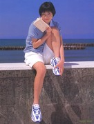 梦茴1997画册款夏季海军风，短袖t袖上衣，蓝白条纹红白条纹纯棉