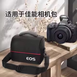 适用于佳能摄影包单反微单相机包单肩斜挎数码包200D850D700D600D7D70D700D镜头配件充电线保护防水海绵加厚