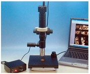 同轴光半反半透镜光源接口 单镜筒连续变倍同轴金相显微镜电光源