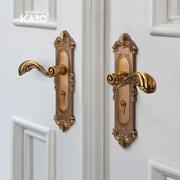 德国KABO门锁室内卧室欧式门锁静音家用现代简约实木房门锁具套装