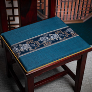 餐椅坐垫新中式红木沙发垫，防滑加厚海绵垫实木古典家具，圈椅垫定制