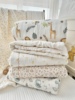 纯棉纱布婴儿夏被新生儿被子空调房月子被0到3岁针织棉花被可水洗
