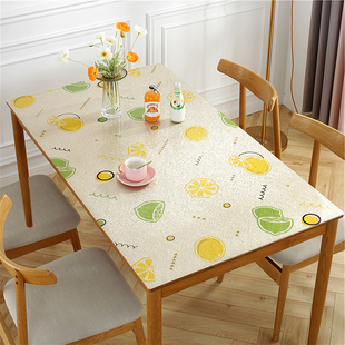 桌布防水防油免洗餐桌垫防烫pvc茶几台布桌面垫子塑料软玻璃家用