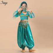 印度舞蹈服装儿童异域风情民族舞，合唱表演出服，茉莉公主长袖套装女