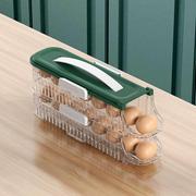 冰箱侧门自动滚蛋大容量防摔多层厨房家用鸭蛋储存神器鸡蛋收纳盒