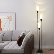 灯具现代简约立式落地灯客厅沙发，旁边遥控卧室床头，设计感装饰台灯