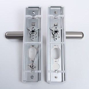 不锈钢多功能防盗门拉手单活双活双快通用大门锁进户门通用型把手