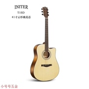 initer40寸41寸民谣木吉他，t1f1初学者入门电箱，吉它guitar