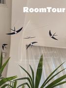 幼儿园环创材料装饰空中吊饰燕子平衡insDIY教室走廊环境布置北欧