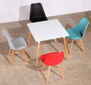 时尚餐椅北欧实木休闲椅子简约靠背椅创意设计师椅咖啡椅洽谈