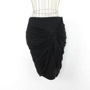 f21高贵褶皱，裹身裙一步短裙，小黑裙半身裙150481
