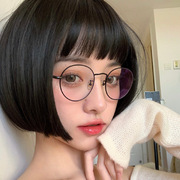 2020韩式bobo假发女短直发波波头套可爱学生圆脸假发
