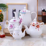 中国风陶瓷茶壶茶杯套装家用大容量冷水壶耐高温过滤泡茶壶