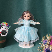 肥胖娃娃裙30厘米肥童洋娃娃小公主换装衣服女孩过家家玩具礼物