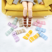 icydbs小布娃娃可爱横条，中筒袜堆堆，袜针织袜7色入ob24丽佳