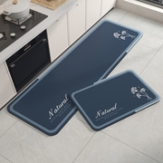 厨房硅藻泥地垫防滑防油吸水垫家用免洗可擦耐脏地毯专用脚垫吸油