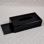 极速创意亚克力纸巾盒长方，抽纸盒酒店客厅方形，餐巾塑料纸抽盒简约
