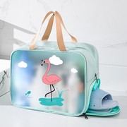 儿童游泳手提袋便携旅行化妆包，ins大容量防水干湿分离洗漱包工厂