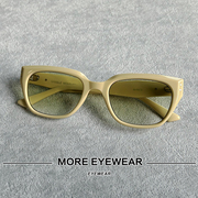 2023GM暖黄渐变色墨镜猫眼板材男女同款显瘦防紫外线UV太阳镜