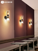设计师的灯美式壁灯轻奢背景墙灯创意走廊过道卧室床头灯星芒壁灯
