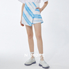 nmore设计师品牌海魂条纹，短裤夏季女士短裤蓝白条纹