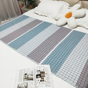 大尺寸双面纯棉床盖全棉学生宿舍家用床垫可机洗床单褥子夹棉防滑