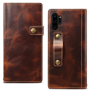 适用于三星galaxy note10手机壳Note10+plus保护皮套leather case