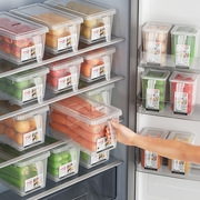 食品级冰箱收纳盒保鲜盒厨房，蔬菜水果整理盒，冷冻鸡蛋收纳盒大容量