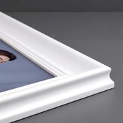 婚纱照相框挂墙欧式现代简约白色，16243048寸大相框加照片