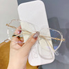 防蓝光眼镜近视女韩版潮，ins风透明框网上可配有度数散光素颜镜架