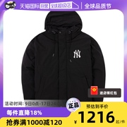 自营mlb男女款羽绒服黑色，休闲运动夹克防风，保暖外套3adjb1126