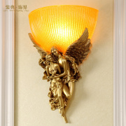 天使装饰欧式壁灯客厅背景墙创意过道楼梯玄关美式复古卧室床头灯