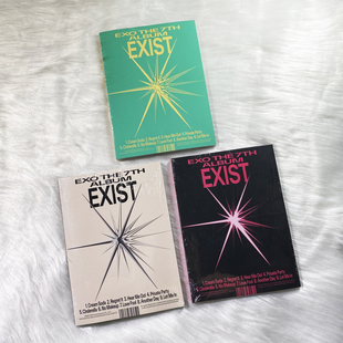  EXO回归新专辑 EXIST 正规7辑 小卡海报写真周边 边伯贤